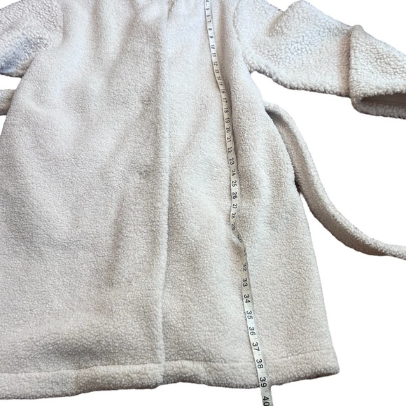 JW Anderson x Uniqlo Women's Sherpa Boa Fleece Belted Jacket- Size Large - Picture 15 of 15